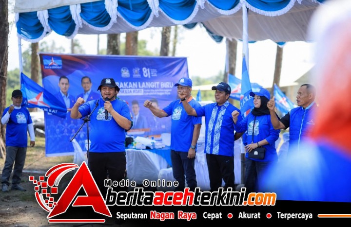 Demokrat Nagan Raya gelar lomba rakyat HUT RI sekaligus serap aspirasi